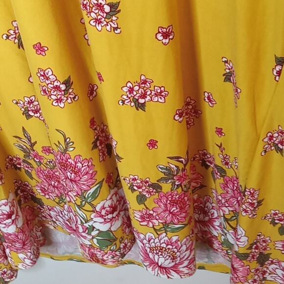 NWT Walmart Girls Sleeveless floral XXXL(21) dress. Summer, Beachy, Bright. - Picture 4 of 9